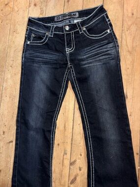 Rhinestoned Jeans by Premium Denim